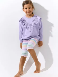 GATE Miękkie legginsy 3/4|Dzieci Dziewczynki·Spodnie I Legginsy