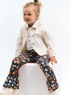 GATE Miękkie legginsy z dzwoneczkami i nadrukiem|Dzieci Dziewczynki·Spodnie I Legginsy