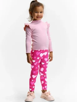 GATE Miękkie legginsy z nadrukiem|Dzieci Dziewczynki·Spodnie I Legginsy