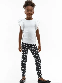 GATE Miękkie legginsy z nadrukiem|Dzieci Dziewczynki·Spodnie I Legginsy