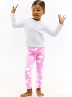 GATE Miękkie legginsy z nadrukiem|Dzieci Dziewczynki·Spodnie I Legginsy