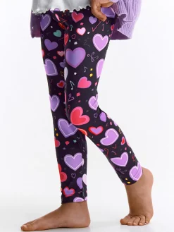 GATE Miękkie legginsy z nadrukiem|Dzieci Dziewczynki·Spodnie I Legginsy