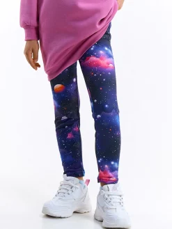 GATE Miękkie legginsy z nadrukiem|Dzieci Dziewczynki·Spodnie I Legginsy