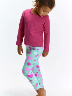 GATE Miękkie legginsy z nadrukiem|Dzieci Dziewczynki·Spodnie I Legginsy