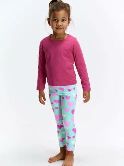 GATE Miękkie legginsy z nadrukiem|Dzieci Dziewczynki·Spodnie I Legginsy