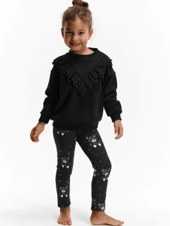 GATE Miękkie legginsy z nadrukiem|Dzieci Dziewczynki·Spodnie I Legginsy