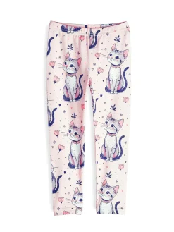 GATE Miękkie legginsy z nadrukiem|Dzieci Dziewczynki·Spodnie I Legginsy