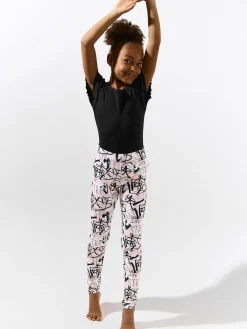 GATE Miękkie legginsy z nadrukiem|Dzieci Dziewczynki·Spodnie I Legginsy