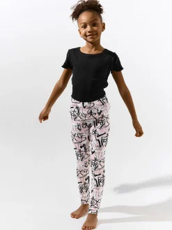 GATE Miękkie legginsy z nadrukiem|Dzieci Dziewczynki·Spodnie I Legginsy