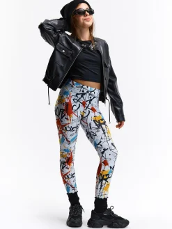 GATE Miękkie legginsy z nadrukiem|Dzieci Dziewczynki·Spodnie I Legginsy