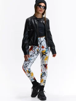 GATE Miękkie legginsy z nadrukiem|Dzieci Dziewczynki·Spodnie I Legginsy