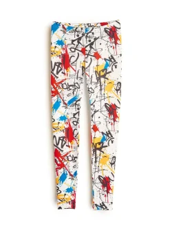 GATE Miękkie legginsy z nadrukiem|Dzieci Dziewczynki·Spodnie I Legginsy