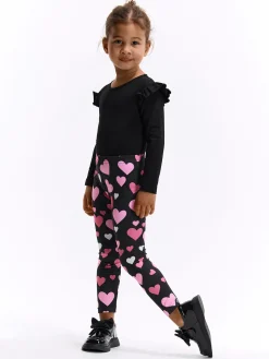 GATE Miękkie legginsy z nadrukiem|Dzieci Dziewczynki·Spodnie I Legginsy