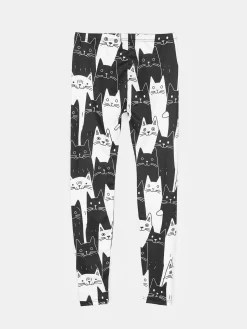 GATE Miękkie legginsy z nadrukiem|Dzieci Dziewczynki·Spodnie I Legginsy