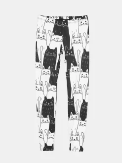 GATE Miękkie legginsy z nadrukiem|Dzieci Dziewczynki·Spodnie I Legginsy