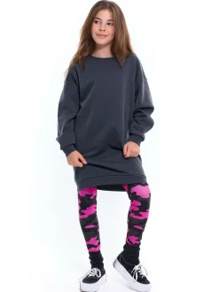 GATE Miękkie legginsy z nadrukiem|Dzieci Dziewczynki·Spodnie I Legginsy