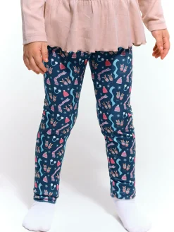 GATE Miękkie legginsy z nadrukiem|Dzieci Dziewczynki·Spodnie I Legginsy