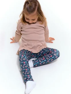 GATE Miękkie legginsy z nadrukiem|Dzieci Dziewczynki·Spodnie I Legginsy