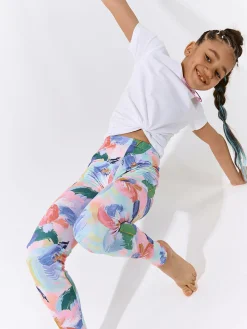 GATE Miękkie legginsy z nadrukiem|Dzieci Dziewczynki·Spodnie I Legginsy