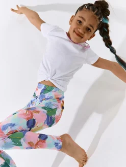 GATE Miękkie legginsy z nadrukiem|Dzieci Dziewczynki·Spodnie I Legginsy