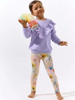 GATE Miękkie legginsy z nadrukiem|Dzieci Dziewczynki·Spodnie I Legginsy