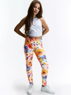 GATE Miękkie legginsy z nadrukiem|Dzieci Dziewczynki·Spodnie I Legginsy