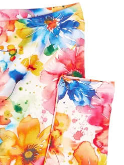 GATE Miękkie legginsy z nadrukiem|Dzieci Dziewczynki·Spodnie I Legginsy