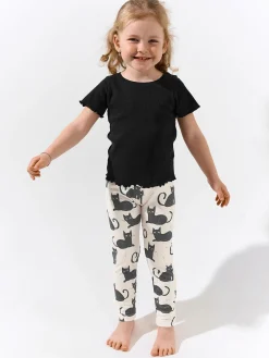 GATE Miękkie legginsy z nadrukiem|Dzieci Dziewczynki·Spodnie I Legginsy