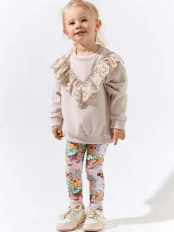 GATE Miękkie legginsy z nadrukiem|Dzieci Dziewczynki·Spodnie I Legginsy