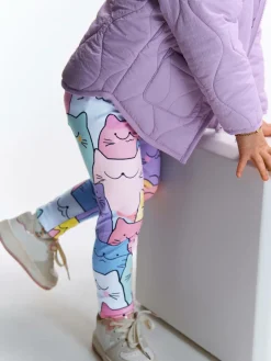 GATE Miękkie legginsy z nadrukiem|Dzieci Dziewczynki·Spodnie I Legginsy