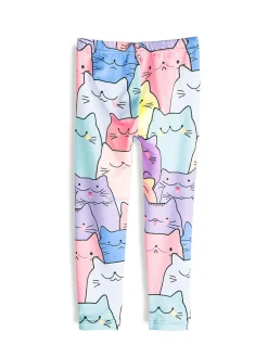 GATE Miękkie legginsy z nadrukiem|Dzieci Dziewczynki·Spodnie I Legginsy