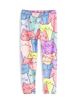 GATE Miękkie legginsy z nadrukiem|Dzieci Dziewczynki·Spodnie I Legginsy