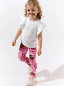 GATE Miękkie legginsy z nadrukiem|Dzieci Dziewczynki·Spodnie I Legginsy