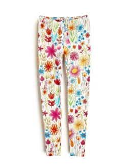 GATE Miękkie legginsy z nadrukiem|Dzieci Dziewczynki·Spodnie I Legginsy
