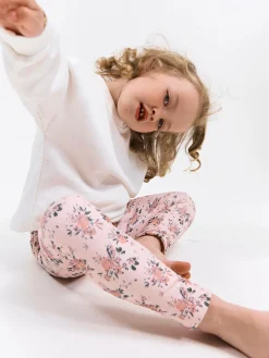 GATE Miękkie legginsy z nadrukiem|Dzieci Dziewczynki·Spodnie I Legginsy