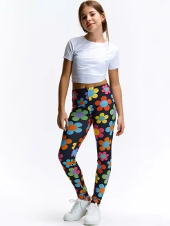 GATE Miękkie legginsy z nadrukiem|Dzieci Dziewczynki·Spodnie I Legginsy