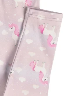 GATE Miękkie legginsy z nadrukiem|Dzieci Dziewczynki·Spodnie I Legginsy