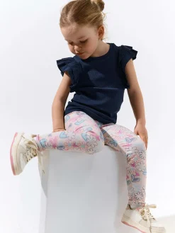 GATE Miękkie legginsy z nadrukiem|Dzieci Dziewczynki·Spodnie I Legginsy