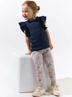 GATE Miękkie legginsy z nadrukiem|Dzieci Dziewczynki·Spodnie I Legginsy