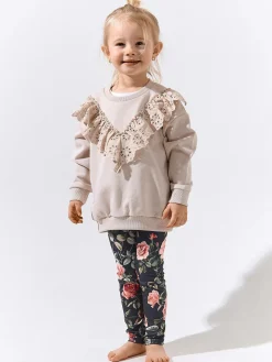 GATE Miękkie legginsy z nadrukiem|Dzieci Dziewczynki·Spodnie I Legginsy