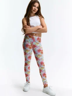 GATE Miękkie legginsy z nadrukiem|Dzieci Dziewczynki·Spodnie I Legginsy