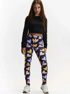 GATE Miękkie legginsy z nadrukiem|Dzieci Dziewczynki·Spodnie I Legginsy