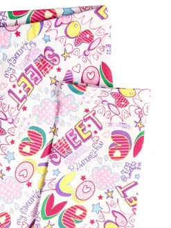 GATE Miękkie legginsy z nadrukiem|Dzieci Dziewczynki·Spodnie I Legginsy