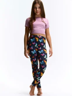 GATE Miękkie legginsy z nadrukiem|Dzieci Dziewczynki·Spodnie I Legginsy