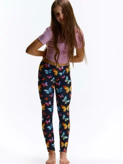 GATE Miękkie legginsy z nadrukiem|Dzieci Dziewczynki·Spodnie I Legginsy