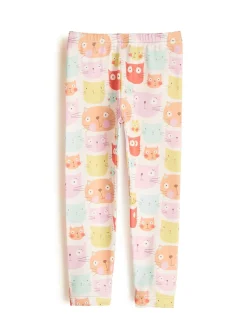 GATE Miękkie legginsy z nadrukiem|Dzieci Dziewczynki·Spodnie I Legginsy