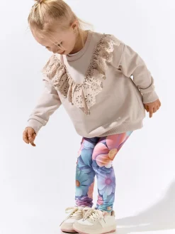 GATE Miękkie legginsy z nadrukiem|Dzieci Dziewczynki·Spodnie I Legginsy