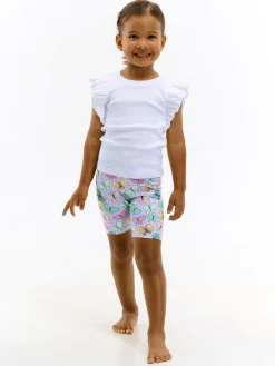 GATE Miękkie spodenki motocyklowe z nadrukiem|Dzieci Dziewczynki·Spodnie I Legginsy|Dziewczynki·Szorty ☀️