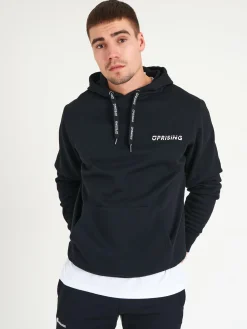 GATE Męska bluza z kapturem i nadrukiem na piersi| Swetry I Bluzy·Bluzy