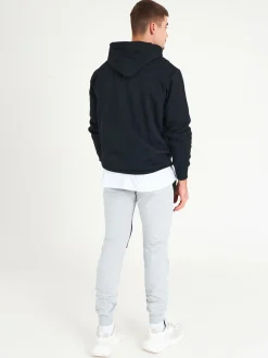 GATE Męska bluza z kapturem i nadrukiem na piersi| Swetry I Bluzy·Bluzy